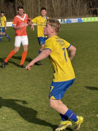 Op de foto Daan van der Linden met op de achtergrond Luciano Deb